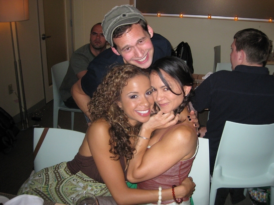 A lotta love betwen RENT cast members Lexi Lawson, Jed Resnick and Karmine Alers! Photo