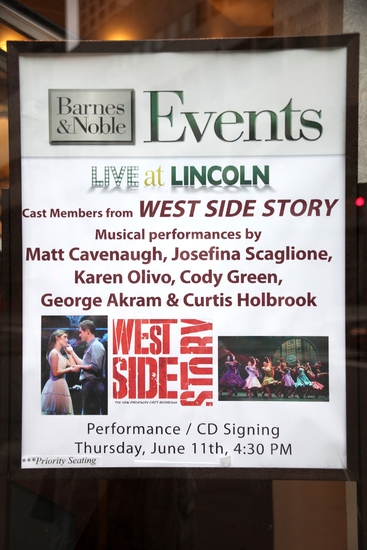 Photo Coverage: WEST SIDE STORY In Performance at Barnes and Noble Lincoln Triangle Image