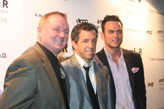 Kevin Frost, Kenneth Cole and Cheyenne Jackson Photo