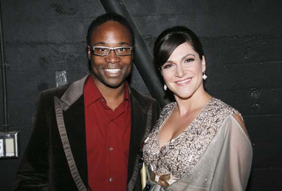Billy Porter and Shoshana Bean at the Ford Amphitheatre (courtesy of Upright Cabaret) Photo