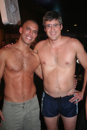 Dennis Stowe and Mo Rocca Photo