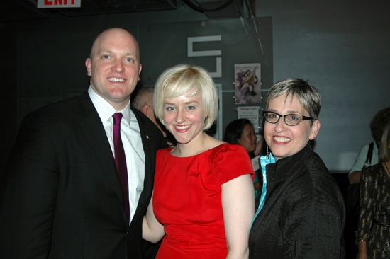 Paul Rieckhoff (Iraq and Afghanistan Veterans of America) Sarah Galli and Marcia Milg Photo