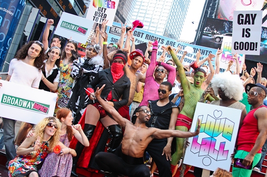Photo Coverage: HAIR, Wicked And More Honor 'Stonewall' at TKTS Image