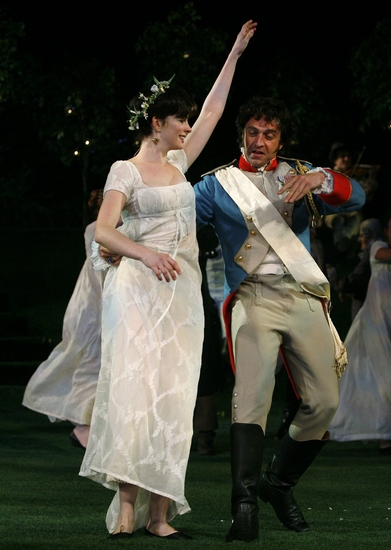 Anne Hathaway and Raul Esparza Photo