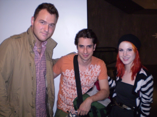 Chad Gilbert , Matt Saldivar, and Hayley Williams Photo