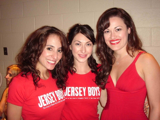 Merissa Haddad (Jersey Boys), Tara Macri (Jersey Boys) and Ashley Brown (Mary Poppins Photo