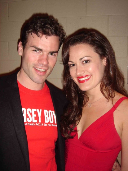 Michael Cunio (Jersey Boys) and Ashley Brown (Mary Poppins) Photo