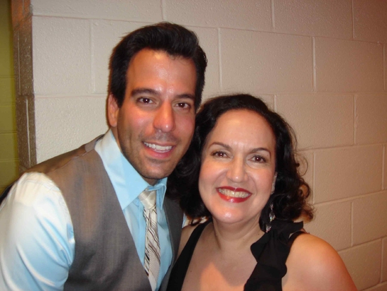 Craig Laurie (Jersey Boys) with Olga Merediz (In The Heights) Photo