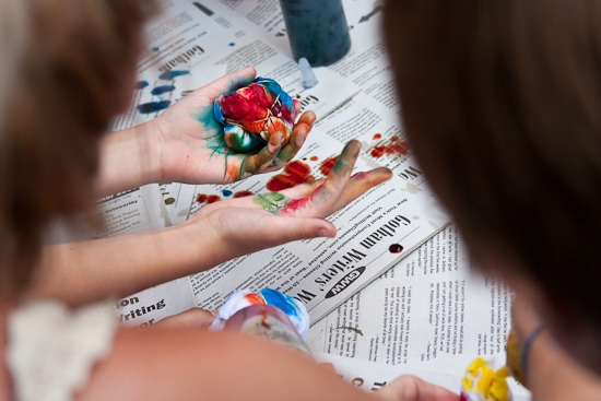 Photo Coverage: HAIR Cast Joins 'Broadway Kids Care' To Tie-Dye For Charity Image