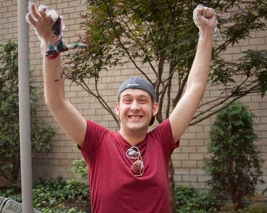 Photo Coverage: HAIR Cast Joins 'Broadway Kids Care' To Tie-Dye For Charity Image