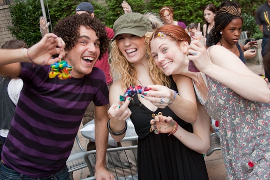 Photo Coverage: HAIR Cast Joins 'Broadway Kids Care' To Tie-Dye For Charity Image