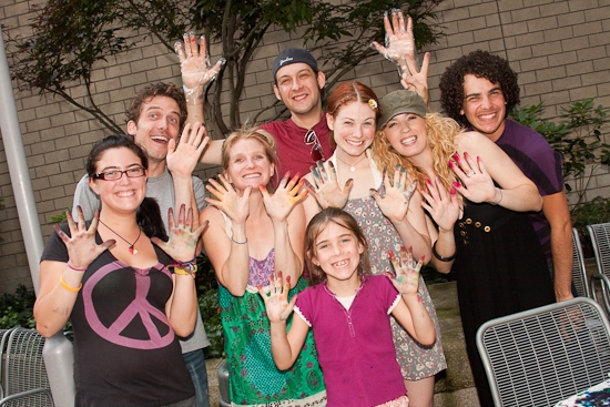 Photo Coverage: HAIR Cast Joins 'Broadway Kids Care' To Tie-Dye For Charity 