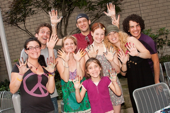 Photo Coverage: HAIR Cast Joins 'Broadway Kids Care' To Tie-Dye For Charity Image