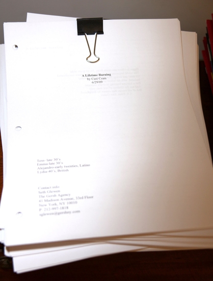 Photo Coverage: 'A LIFETIME BURNING' Press Day Image