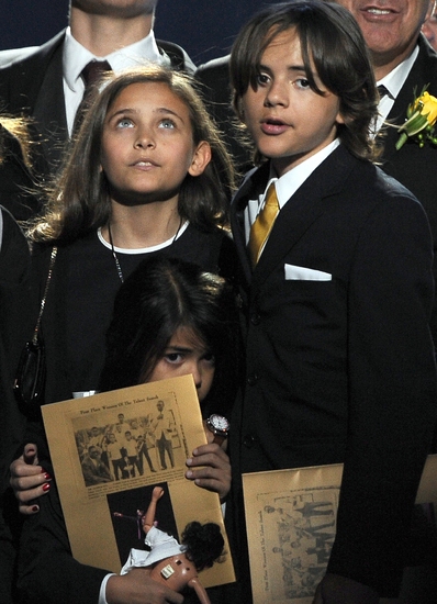 Paris Jackson, Prince Michael Jackson I and Prince Michael Jackson II Photo