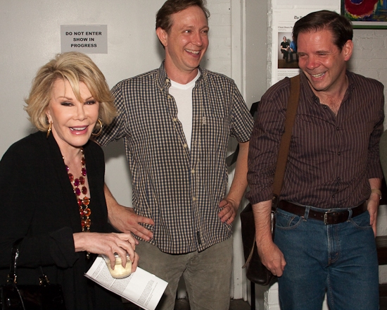 Photo Coverage: Joan Rivers and Tovah Feldshuh Visit 'THE TEMPERAMENTALS' Image