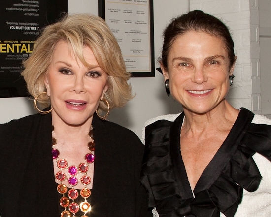 Photo Coverage: Joan Rivers and Tovah Feldshuh Visit 'THE TEMPERAMENTALS' Image