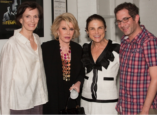 Photo Coverage: Joan Rivers and Tovah Feldshuh Visit 'THE TEMPERAMENTALS' Image