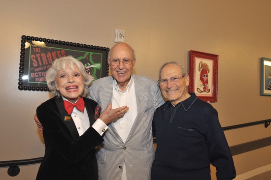 Carol Channing, Harry Kullijian and Carl Reiner Photo