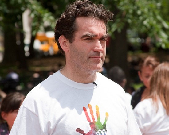 Photo Coverage: SHREK Star Brian d'Arcy James Visits 'MANDELA DAY' In Washington Square Park Image