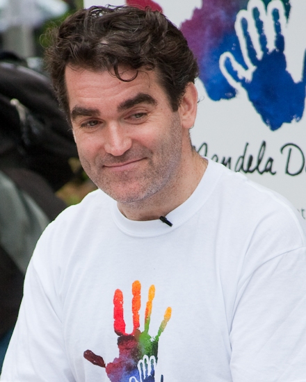 Photo Coverage: SHREK Star Brian d'Arcy James Visits 'MANDELA DAY' In Washington Square Park Image