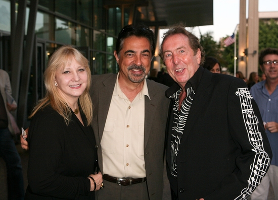 Elaine and Joe Mantegna with Eric Idle Photo