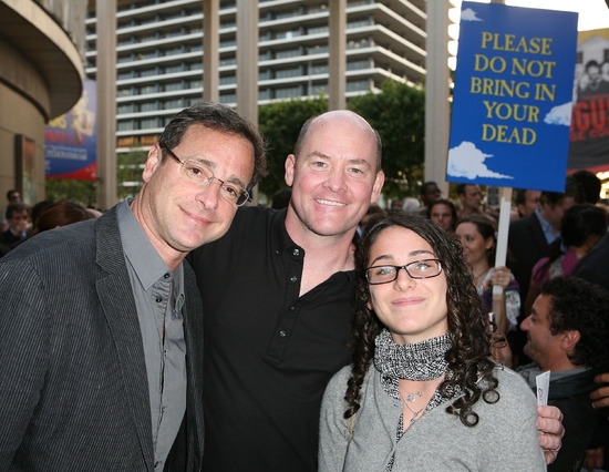 Bob Saget and David Koechner with guest

 Photo