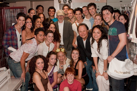 Photo Coverage: Steven Spielberg and Billy Crystal Visit Backstage At Broadway's WEST SIDE STORY Image