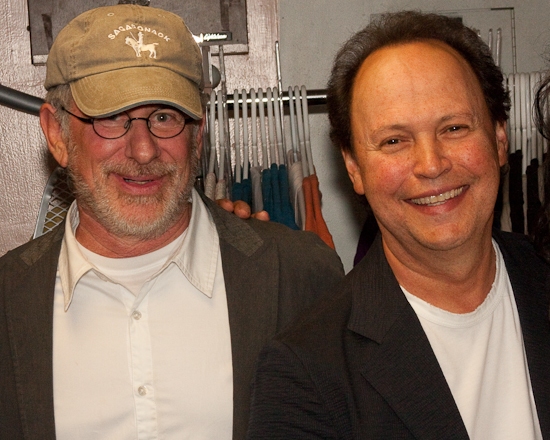 Photo Coverage: Steven Spielberg and Billy Crystal Visit Backstage At Broadway's WEST SIDE STORY Image