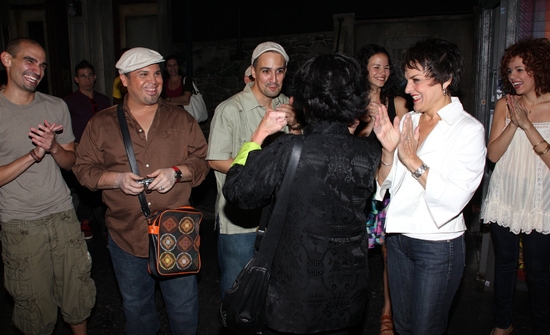 Photo Coverage: Chita Rivera Visits Broadway's IN THE HEIGHTS at the Richard Rodgers Theatre Image