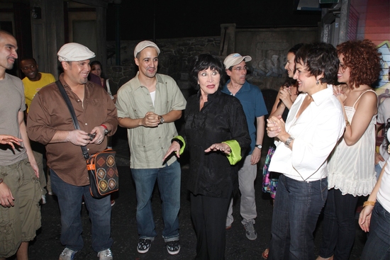 Javier Munoz, Eliseo Roman, Lin-Manuel Miranda, Chita Rivera, Mandy Gonzalez, Priscil Photo