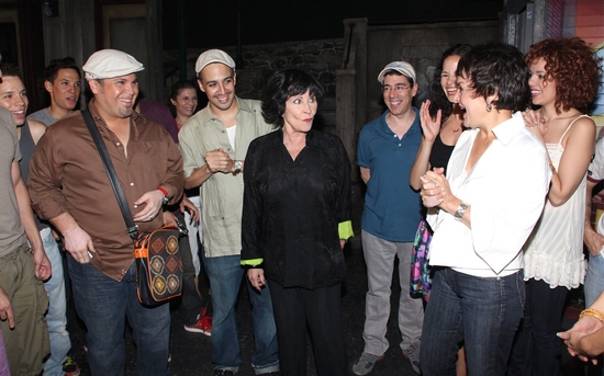 Photo Coverage: Chita Rivera Visits Broadway's IN THE HEIGHTS at the Richard Rodgers Theatre Image