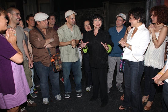 Photo Coverage: Chita Rivera Visits Broadway's IN THE HEIGHTS at the Richard Rodgers Theatre Image