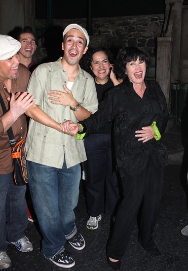 Photo Coverage: Chita Rivera Visits Broadway's IN THE HEIGHTS at the Richard Rodgers Theatre Image