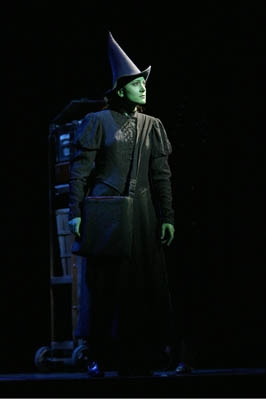 Dee Roscioli is Elphaba in Broadway's WICKED Photo