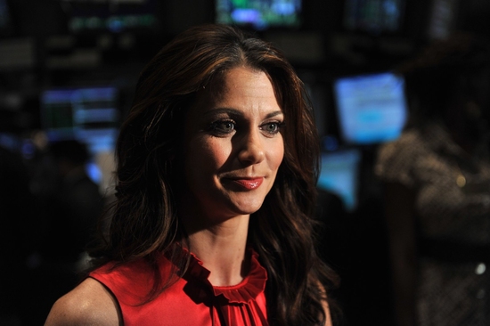 Photo Coverage: CHICAGO's Samantha Harris Rings The Opening Bell Of The New York Stock Exchange Image