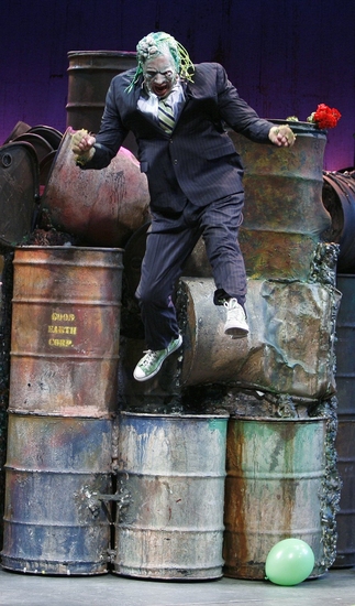 Photo Coverage: BWW Visits 'THE TOXIC AVENGER' - Nicholas Rodriguez Takes A Bow Image