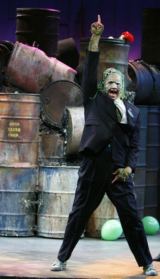 Photo Coverage: BWW Visits 'THE TOXIC AVENGER' - Nicholas Rodriguez Takes A Bow Image