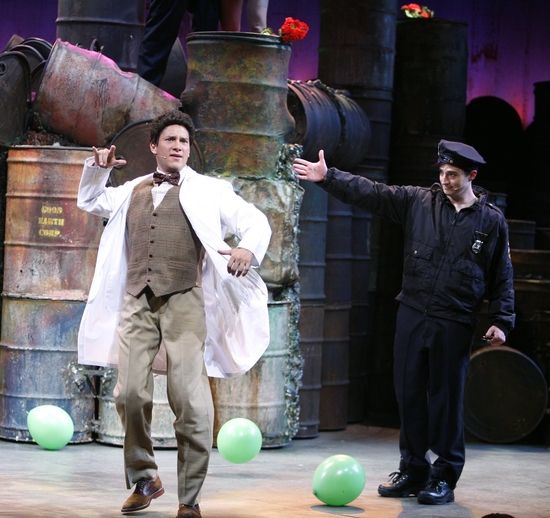 Photo Coverage: BWW Visits 'THE TOXIC AVENGER' - Nicholas Rodriguez Takes A Bow Image