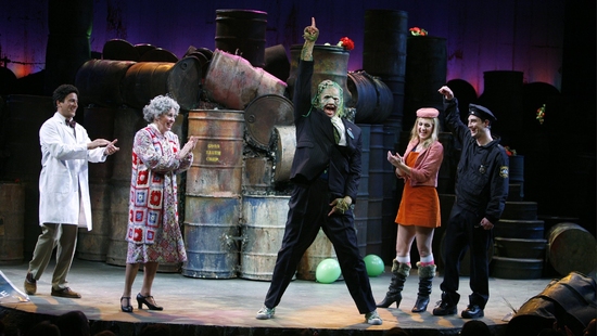 Photo Coverage: BWW Visits 'THE TOXIC AVENGER' - Nicholas Rodriguez Takes A Bow Image