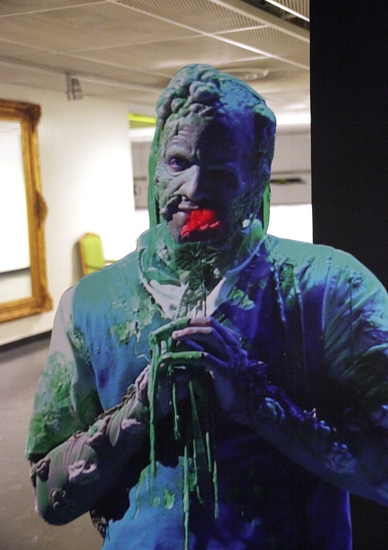 Photo Coverage: BWW Visits 'THE TOXIC AVENGER' - Nicholas Rodriguez Takes A Bow Image