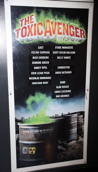 Photo Coverage: BWW Visits 'THE TOXIC AVENGER' - Nicholas Rodriguez Takes A Bow Image
