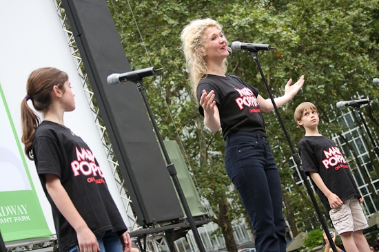 Alison Jaye Horowitz, Scarlett Strallen, and Marlon Sherman Photo