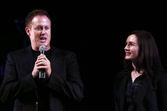 Photo Coverage: BURN THE FLOOR Preview at the Longacre Theatre - 'Maks & Karina' Meet The Press Image