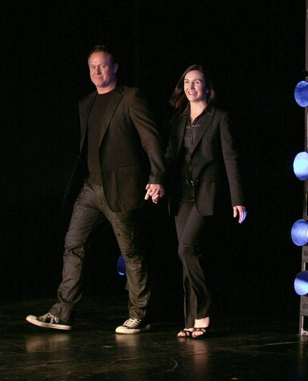 Photo Coverage: BURN THE FLOOR Preview at the Longacre Theatre - 'Maks & Karina' Meet The Press Image