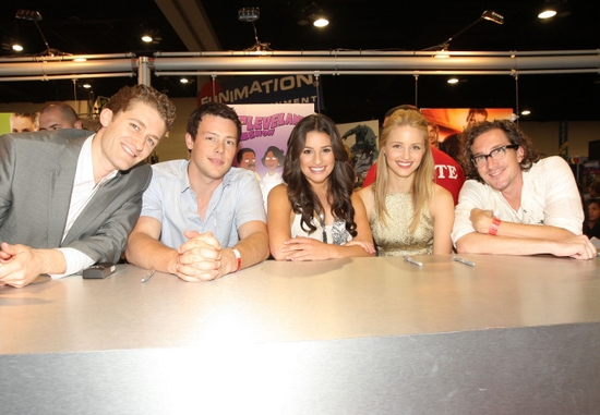 Photo Flash: The Cast Of GLEE Meets The Fans At COMIC-CON Image