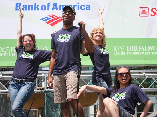 Photo Coverage: 'SHREK', 'NAKED', CHICAGO And JERSEY BOYS Perform At 'BROADWAY IN BRYANT PARK'  Image