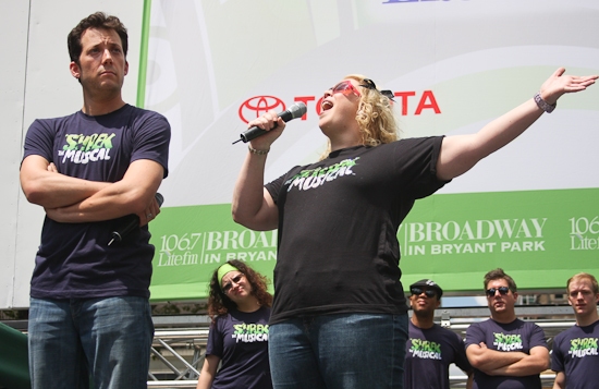 Photo Coverage: 'SHREK', 'NAKED', CHICAGO And JERSEY BOYS Perform At 'BROADWAY IN BRYANT PARK' Image