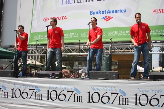 Jarrod Spector, Sebastian Arcelus, Dominic Nolfi and Matt Bogart Photo