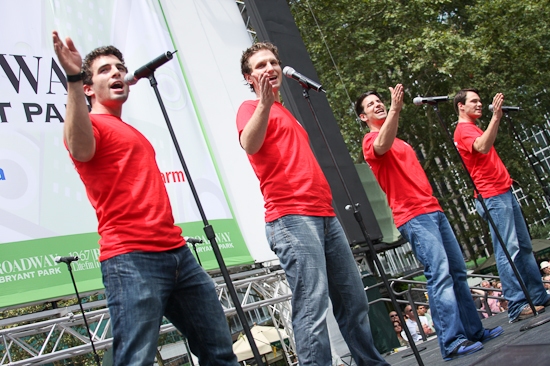 Jarrod Spector, Sebastian Arcelus, Dominic Nolfi and Matt Bogart Photo